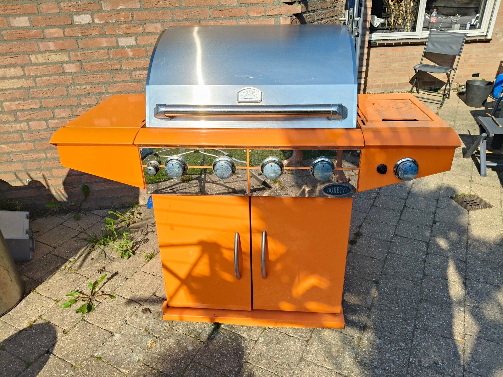 Boretti gasbarbecue - Oranje (Gebruikt), Ophalen, Gebruikt, Boretti