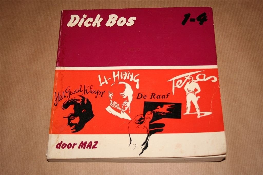 Dick Bos omnibus 1–4 – Alfred Mazure [detective-strips], Boeken, Stripboeken, Gelezen, Eén stripboek, Ophalen of Verzenden