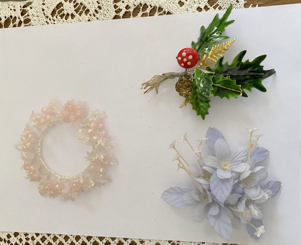 kaarsenring van zijde bloemen, decoratie voor een kaars, Ophalen of Verzenden, Zo goed als nieuw, Overige materialen, Kaars