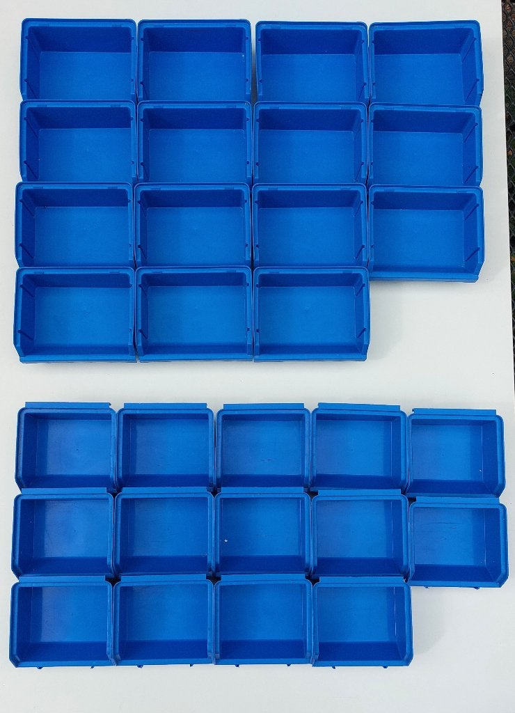 Opbergbakjes blauw o.a. Raaco Ergo Box, Doe-het-zelf en Verbouw, Doos, Minder dan 35 cm, Minder dan 50 cm, Ophalen of Verzenden