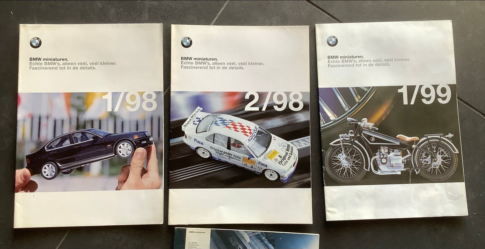 3x Catalogus BNW Miniaturen  - deel 1/98, 2/98 en 1/99, Ophalen of Verzenden, Gelezen, BMW