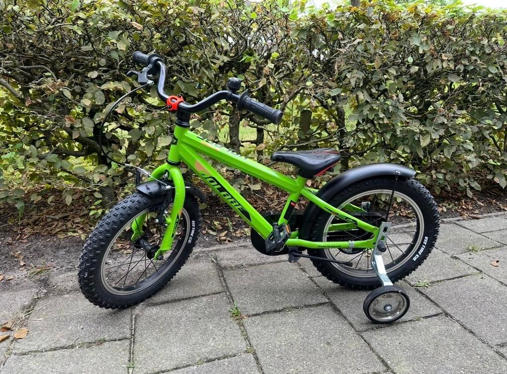 Volare Mountainbike kinderfiets 16 inch (met zijwieltjes), Ophalen, Gebruikt, Staal, 16 tot 20 inch