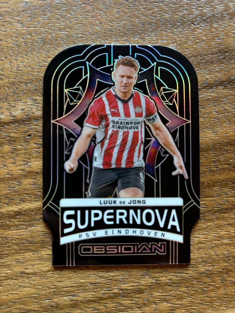 Luuk de Jong Supernova Obsidian PSV Spelerskaart, Ophalen of Verzenden, Zo goed als nieuw, PSV, Spelerskaart