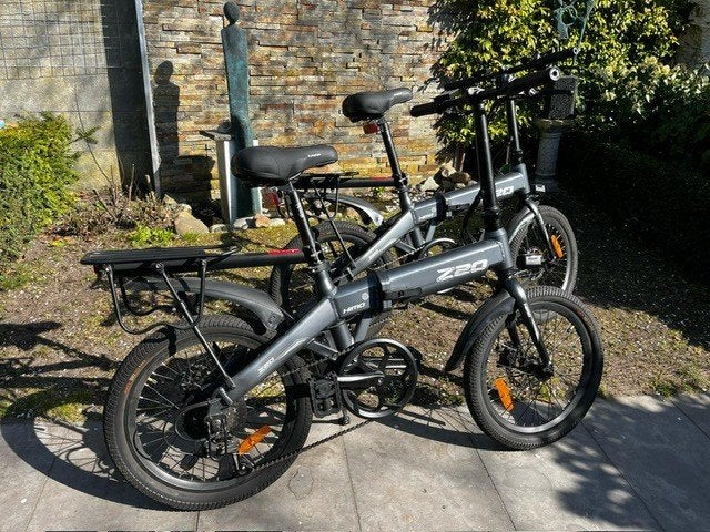 2 Opvouwbare E-bikes Himo Z20 - Ideaal voor Camper/Caravan, Fietsen en Brommers, Ophalen, Zo goed als nieuw, 50 km per accu of meer
