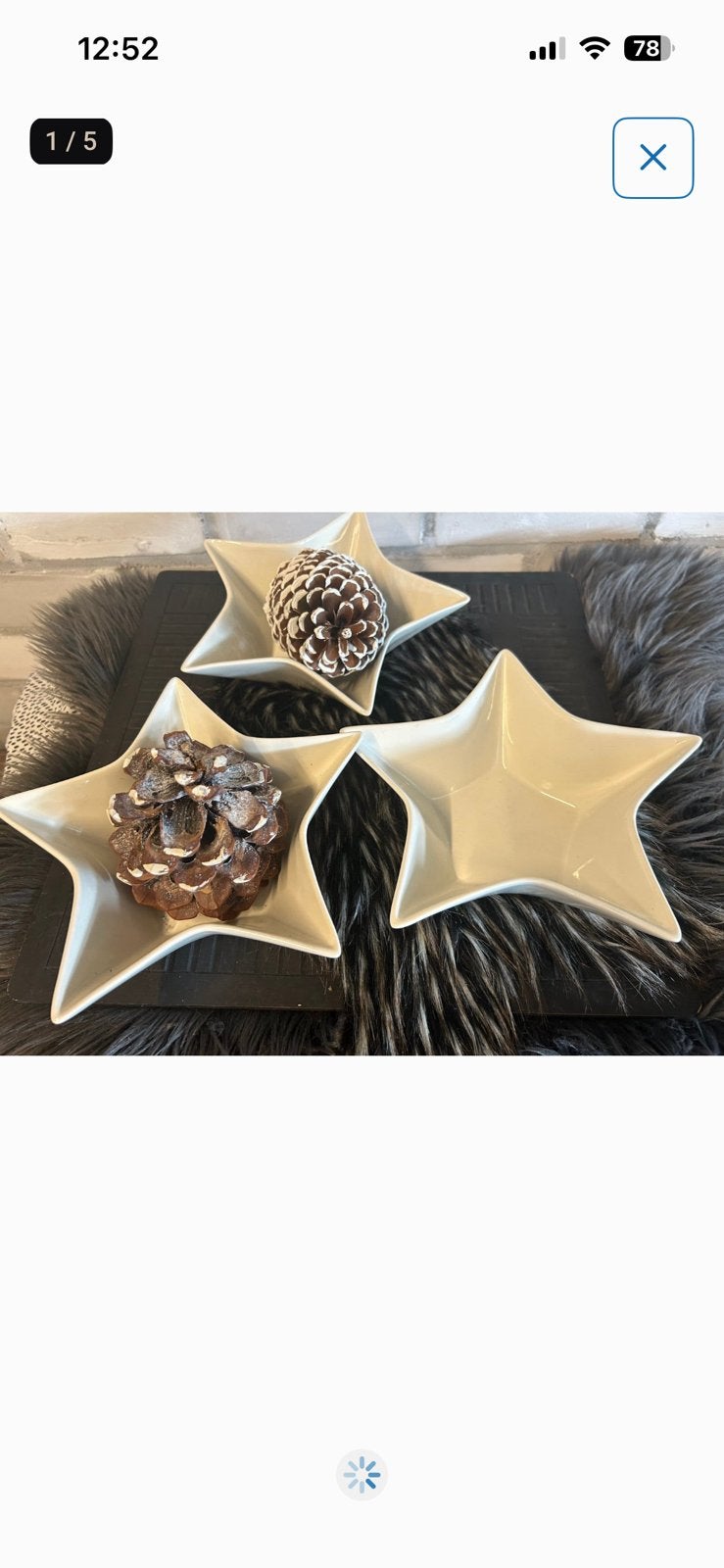 Leuke kerst stervorm serveerschaaltjes riviera maison, Ophalen of Verzenden, Zo goed als nieuw, Glas, Overige stijlen