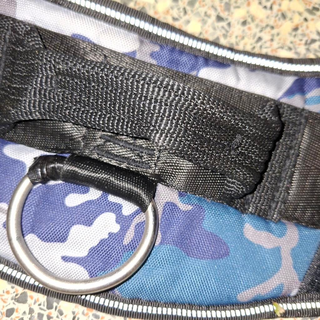 Hondentuig XL BLAUW camouflage, Ophalen of Verzenden, Zo goed als nieuw