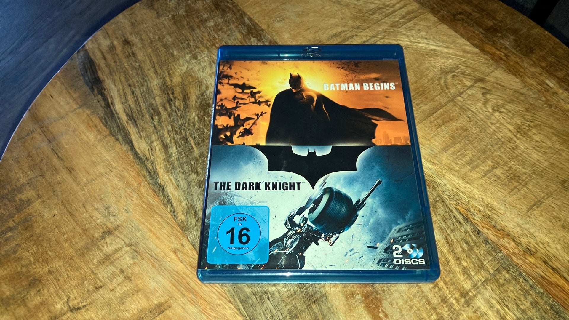 Batman Begins & The Dark Knight Blu-ray, Ophalen of Verzenden, Zo goed als nieuw, Actie