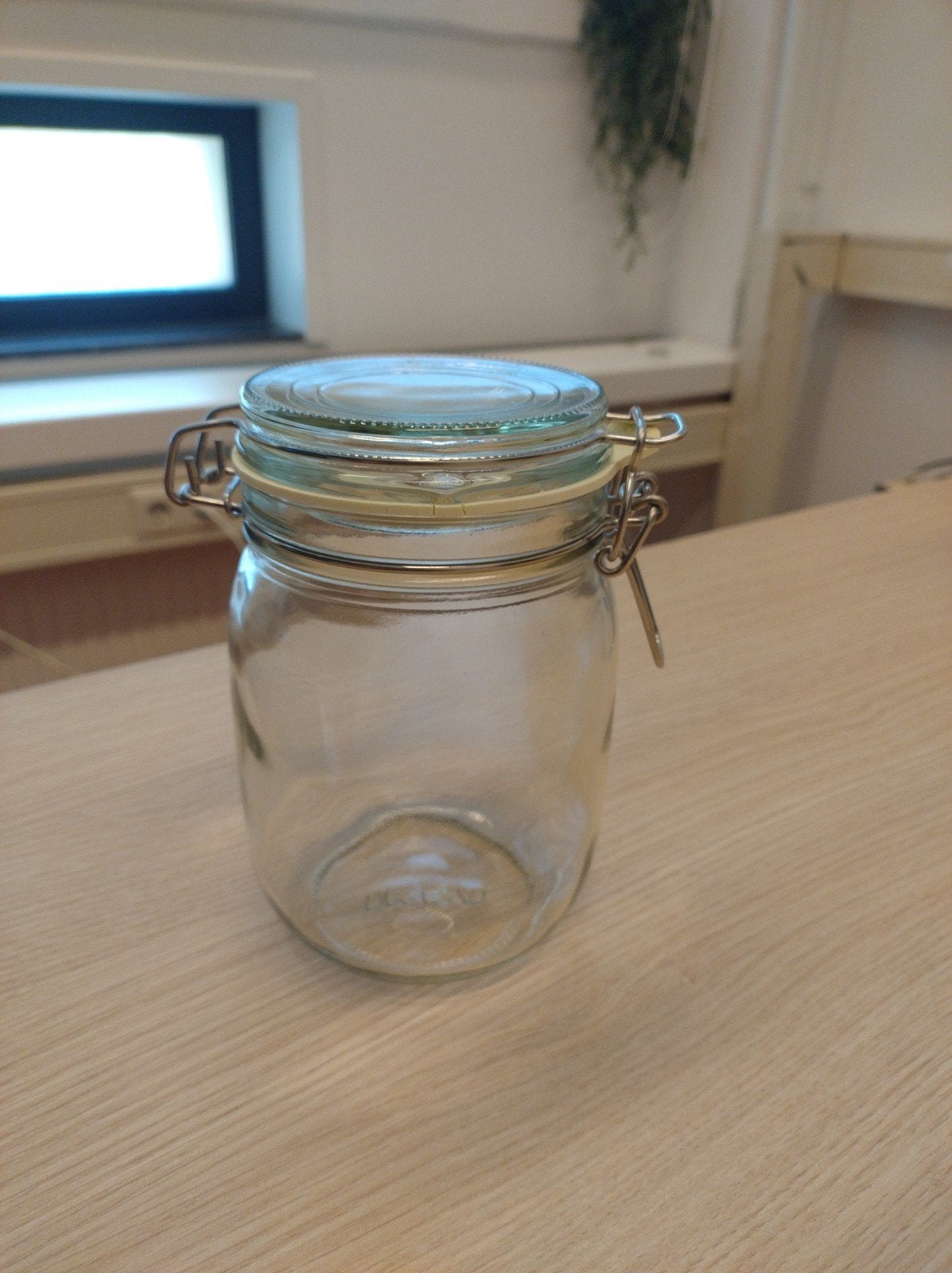 16 Glazen voorraadpot met beugelsluiting. Weckpot Ikea nieuw, Glas, IKEA, Nieuw, Ophalen of Verzenden