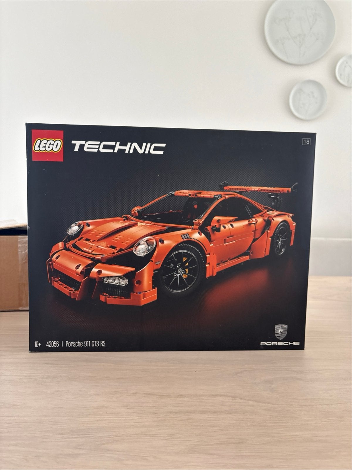 Lego Technic Porsche 911 GT3 RS 42056 Zo Goed als nieuw, Lego, Ophalen of Verzenden, Zo goed als nieuw, Complete set