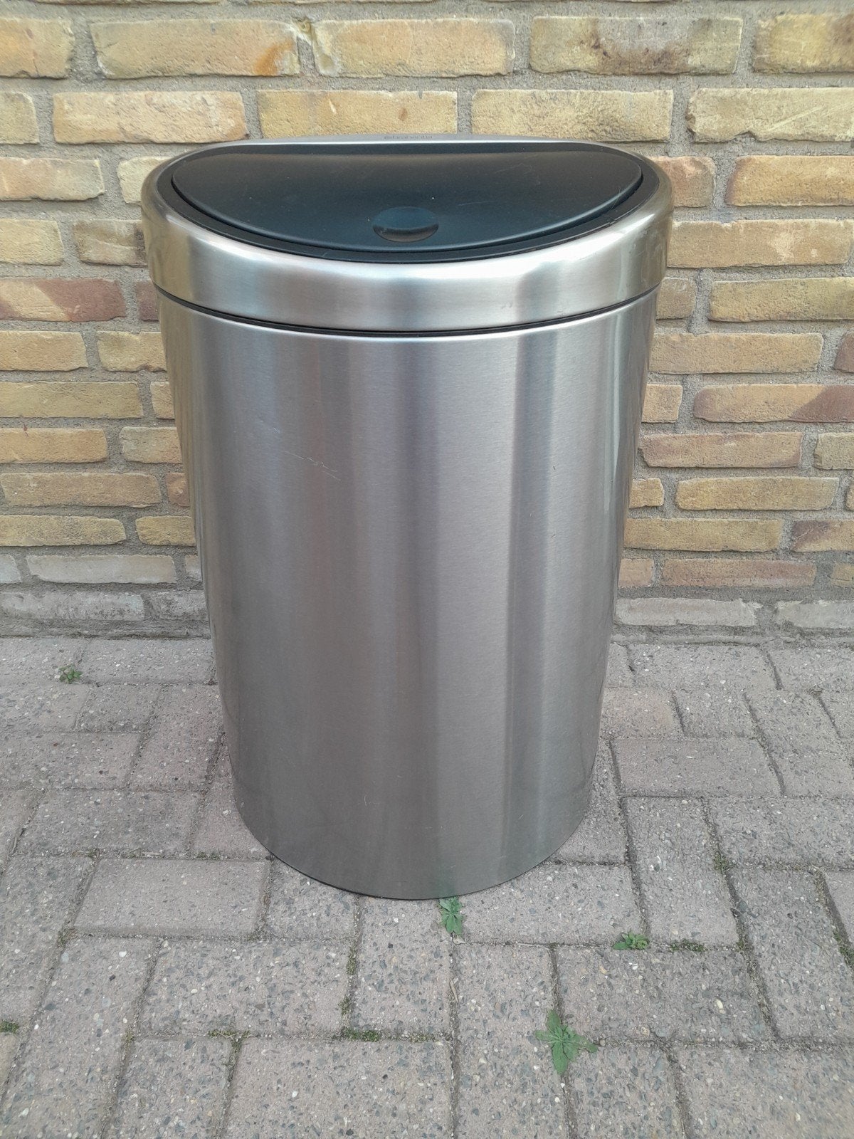Brabantia prullenbak, RVS, voor afvalscheiding, Huis en Inrichting, Ophalen, Gebruikt, Rvs