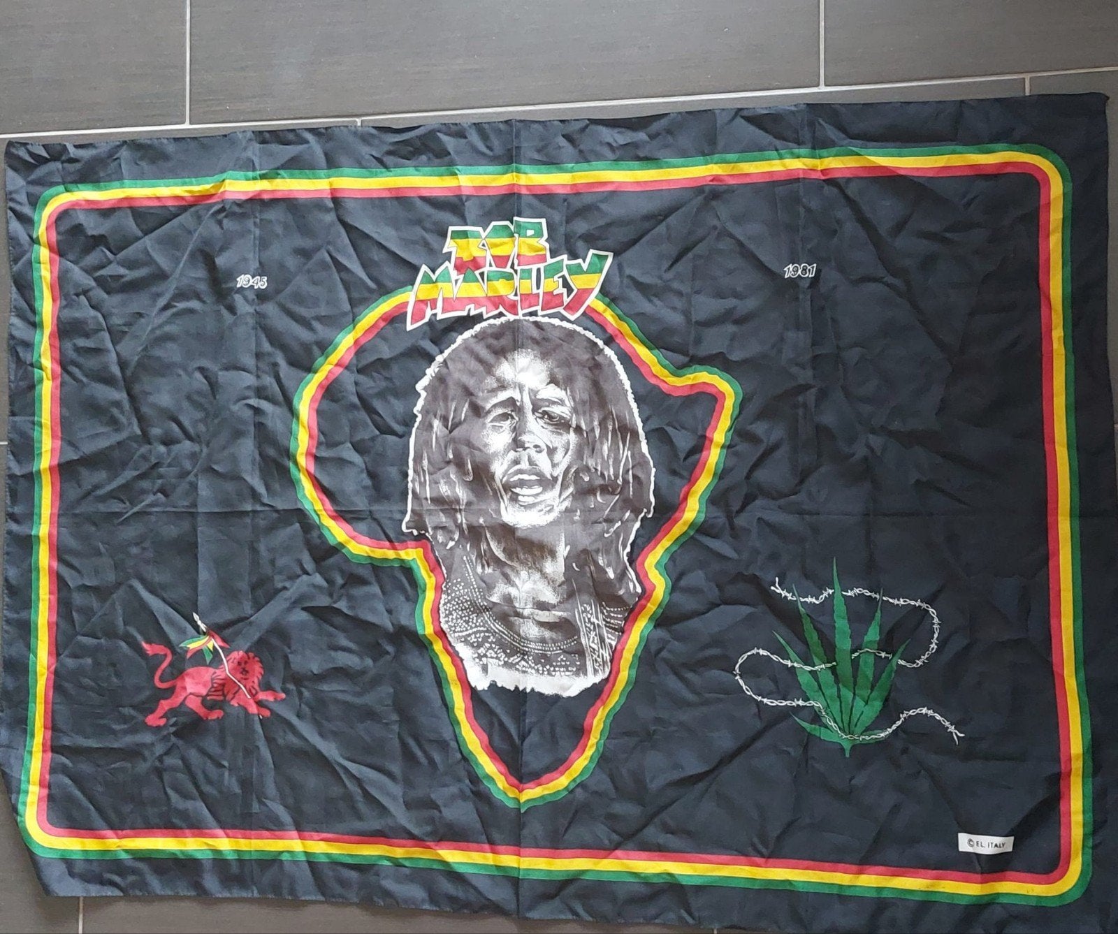 Bob marley  vlag   reggae, Ophalen of Verzenden