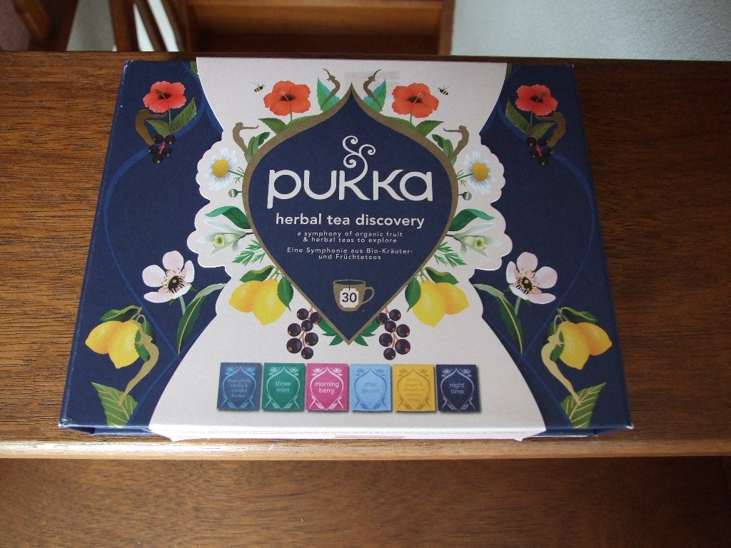 Pukka Herbal Tea Discovery theedoosje 30 stuks, Nieuw, Papier/karton, Ophalen of Verzenden, Theedoos