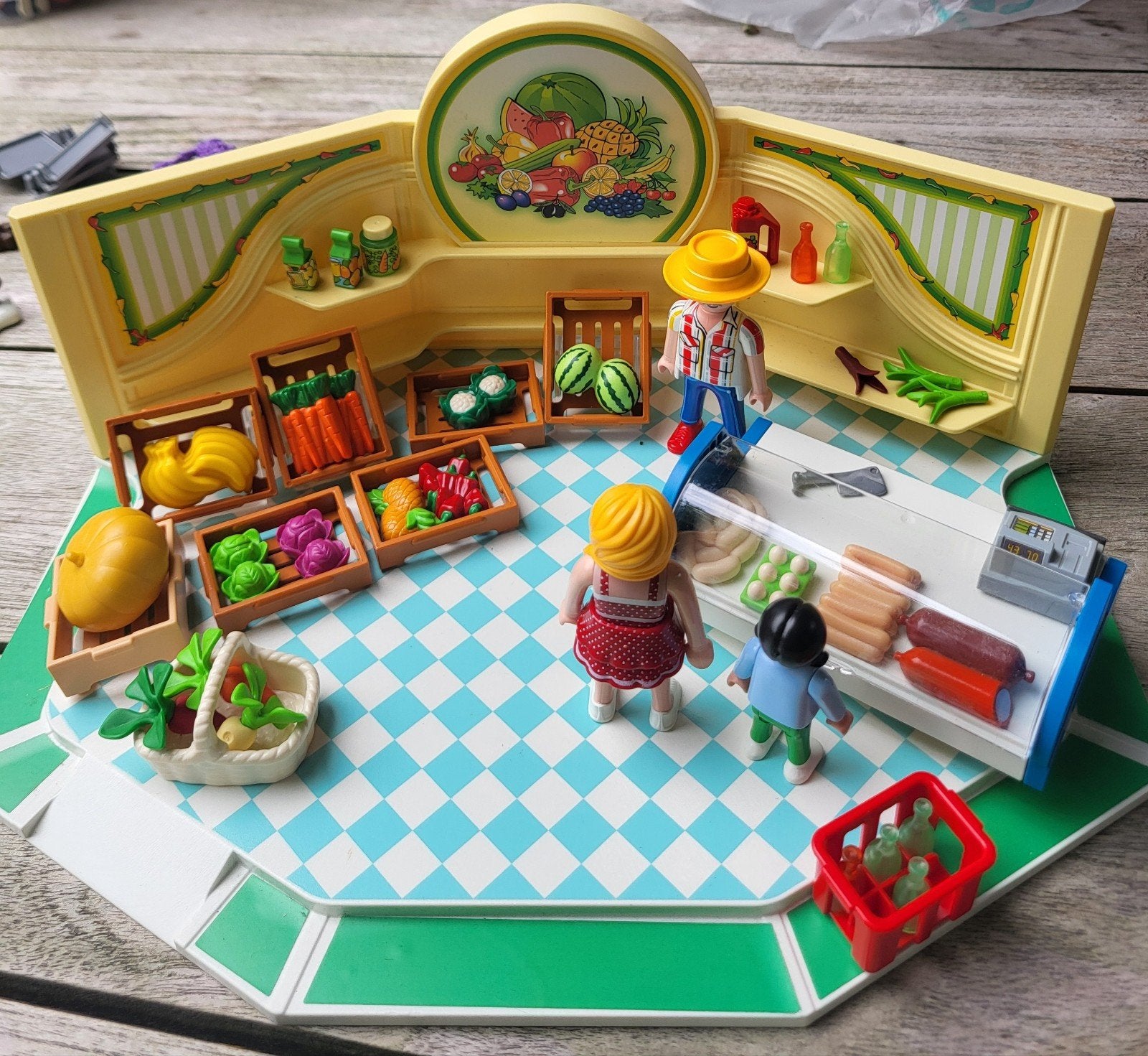 playmobil groenteboer /,slager, Ophalen of Verzenden