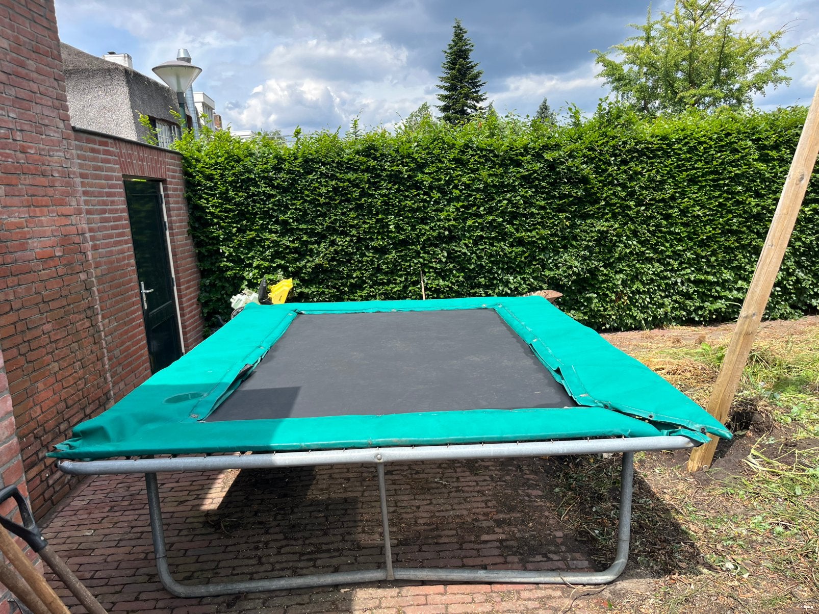 TRAMPOLINE TE KOOP, Ophalen, Gebruikt