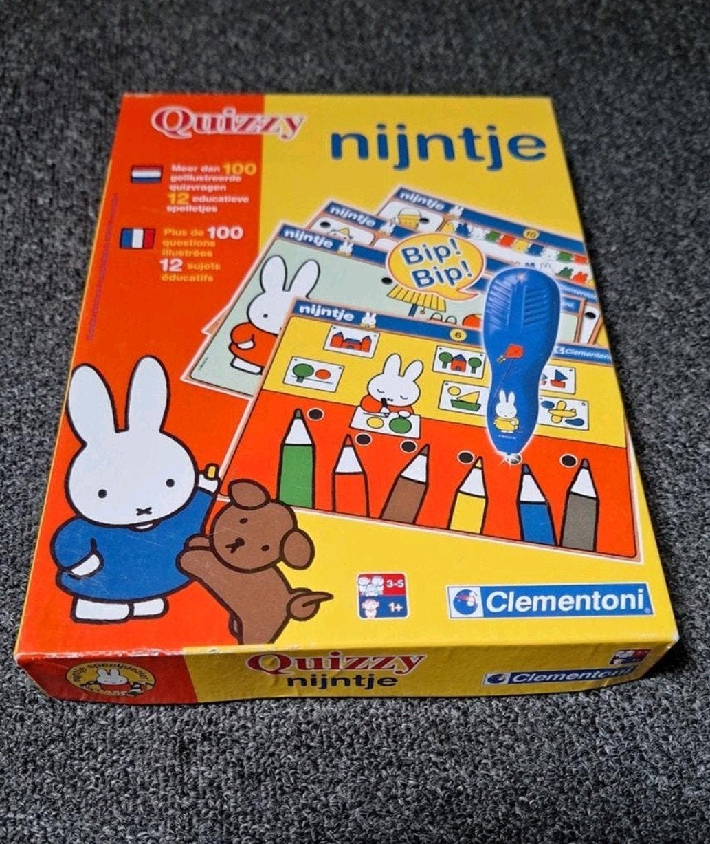 Quizzy Nijntje Educatief Spel Clementoni, Ophalen of Verzenden, Gebruikt, Clementoni