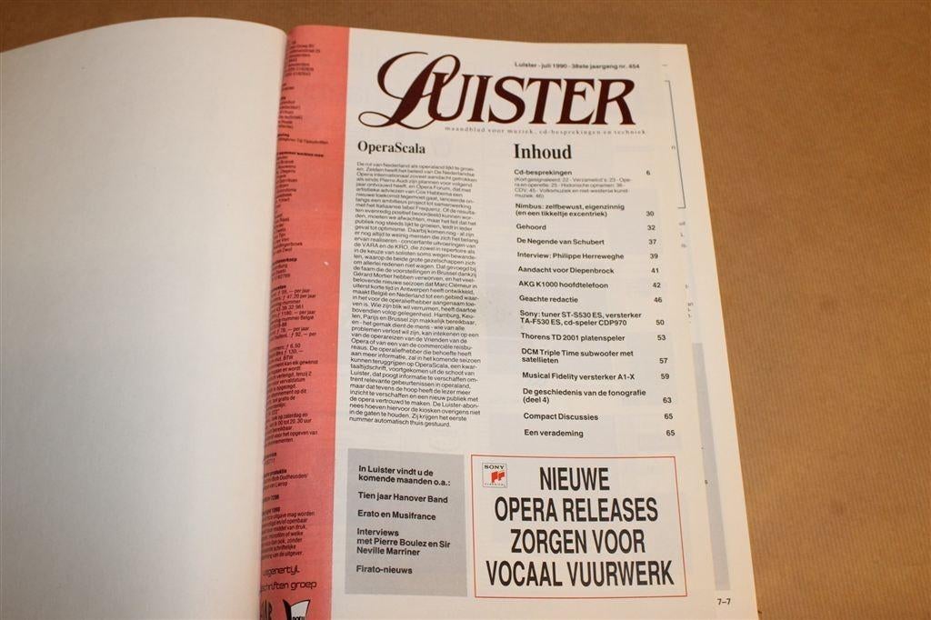 Luister — Complete 2e Halfjaargang 1990 [6 Delen], Boeken, Ophalen of Verzenden, Gelezen, Artiest