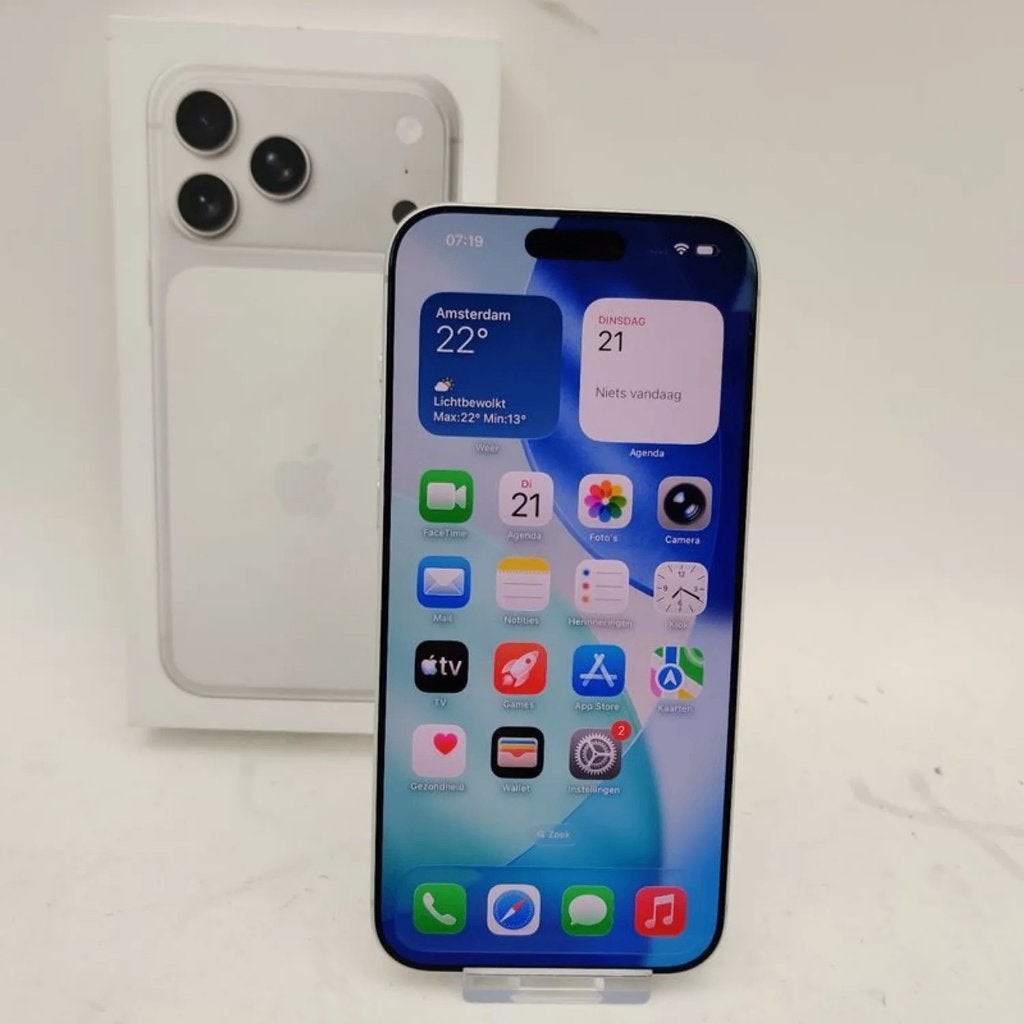Apple Iphone 17 Pro Max 256GB Zilver nu voor €1049.99, Overige modellen, Ophalen of Verzenden, 6 megapixel of meer, A