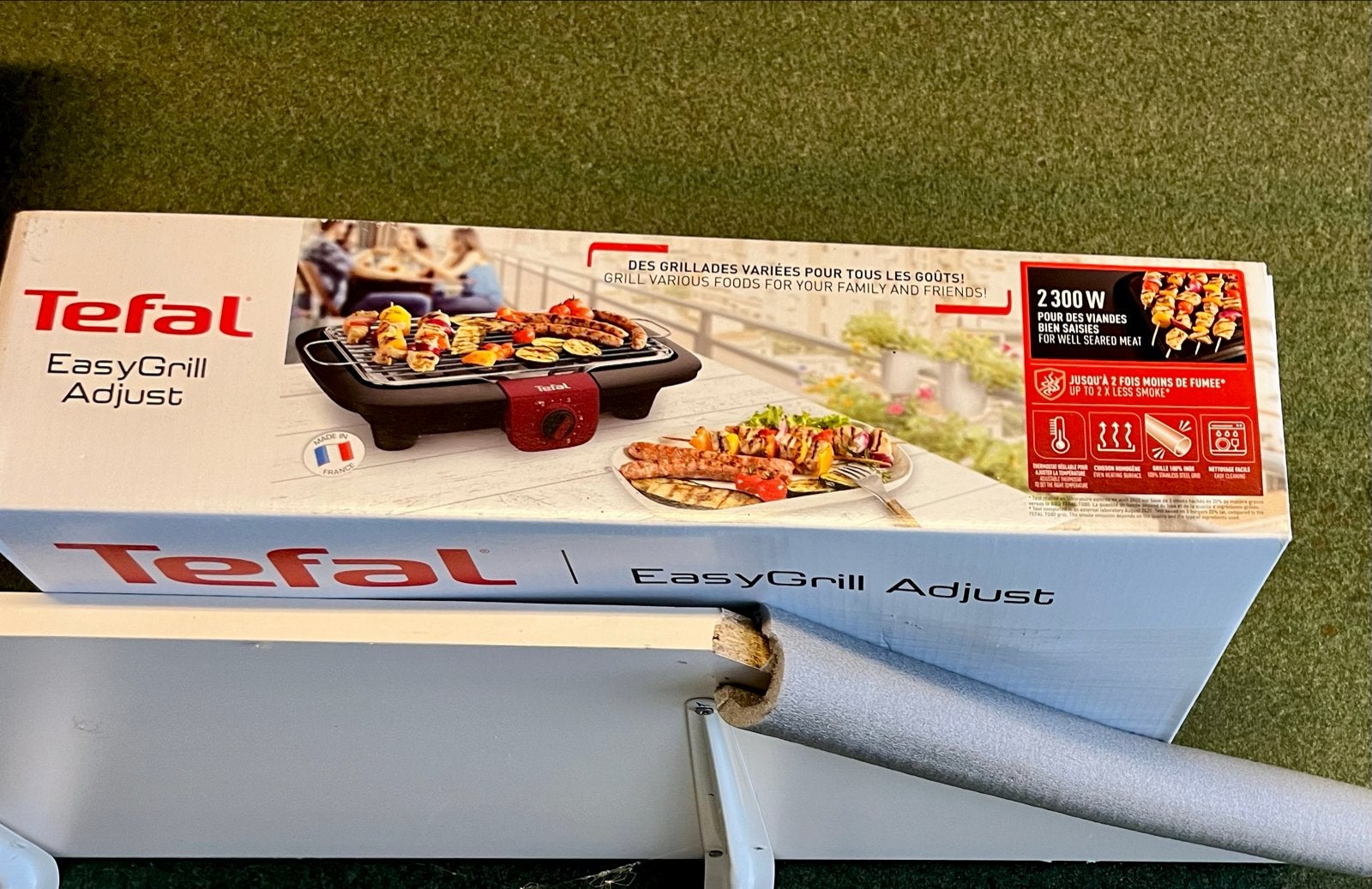 Tefal EasyGrill Adjust Elektrische Barbecue 2300W, Ophalen, Nieuw