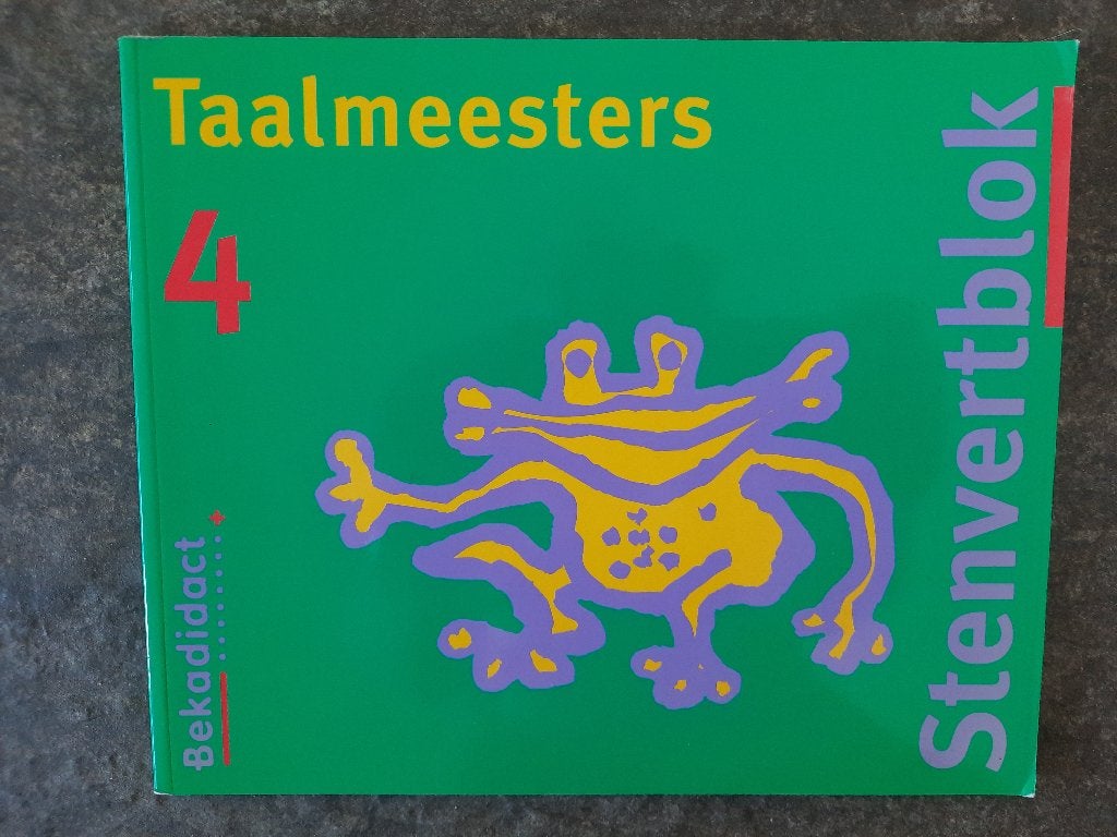 Taalmeesters 4 Stenvert 9026202814, Ophalen of Verzenden, Nieuw, Overige niveaus