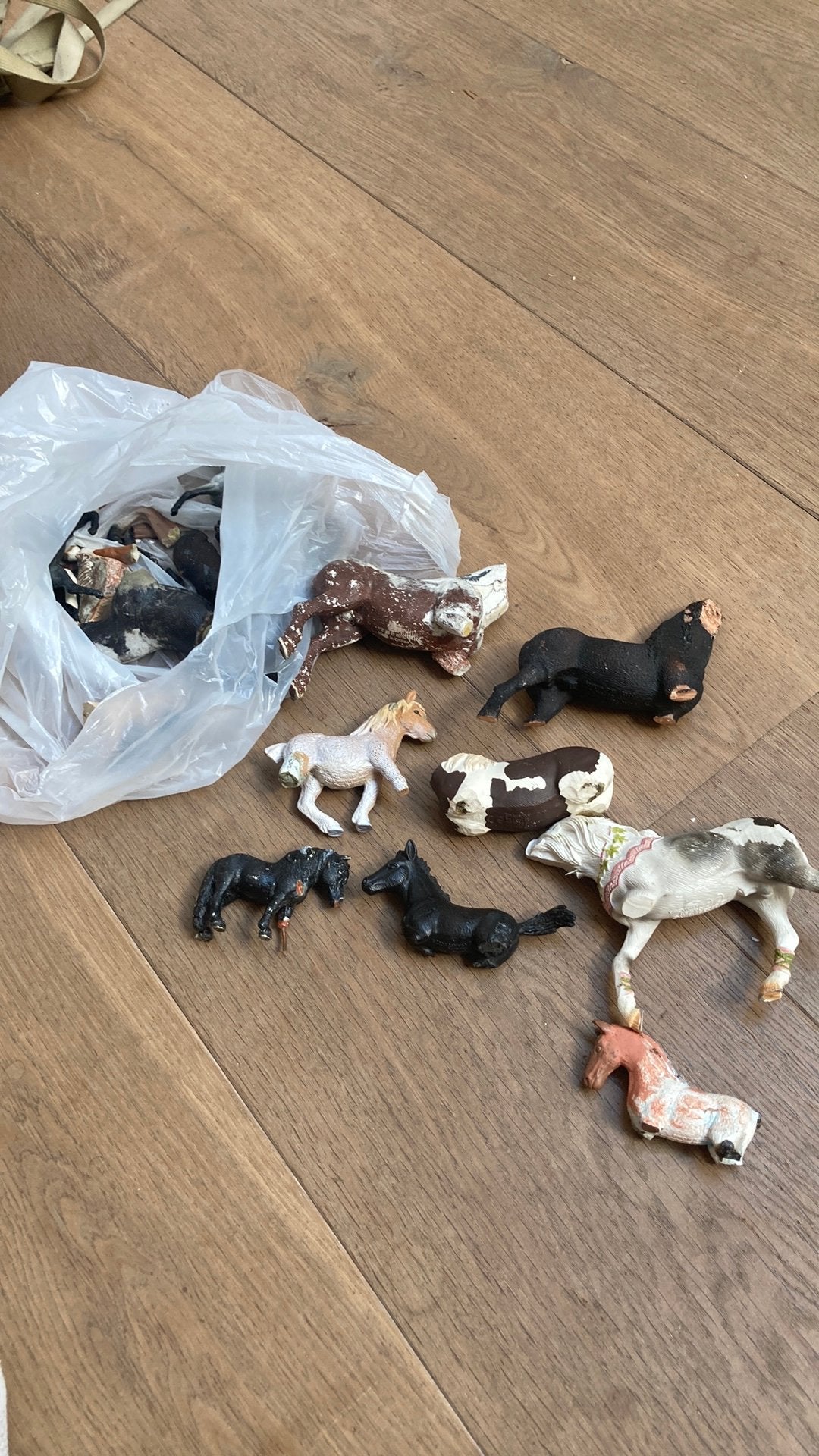 Schleich paarden onderdelen, Verzamelen, Ophalen, Gebruikt