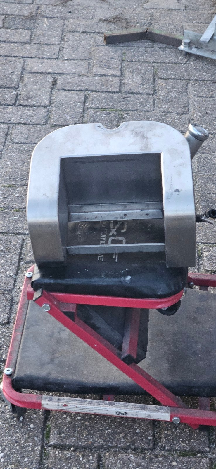 RVS olietank voor Shovel - H14xB17xL9.5/13cm, Ophalen of Verzenden