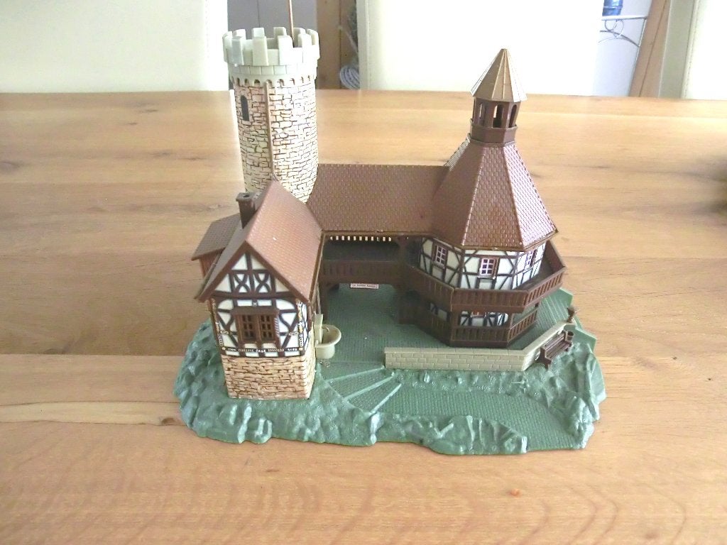 Faller 1723 Kasteel met toren combi kit H0, Hobby en Vrije tijd, Overige merken, Gelijkstroom of Wisselstroom, Brug, Tunnel of Gebouw