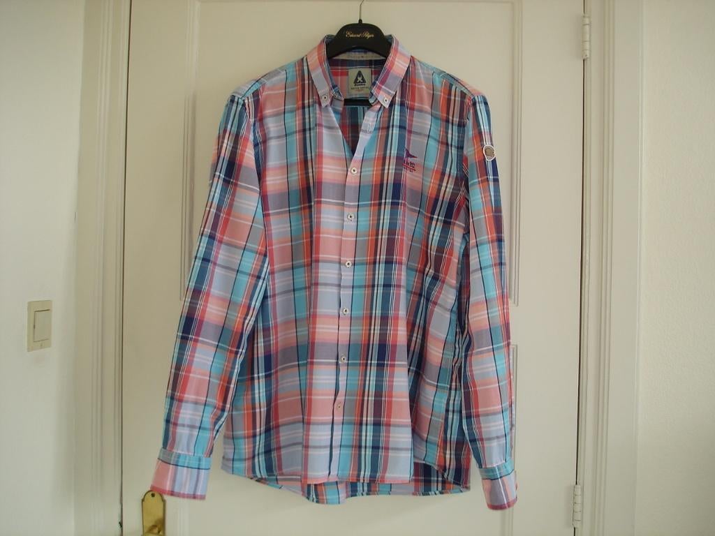 Gaastra overhemd maat XL geruit katoen, Kleding | Heren, Ophalen, Zo goed als nieuw, Overige kleuren, Halswijdte 43/44 (XL)