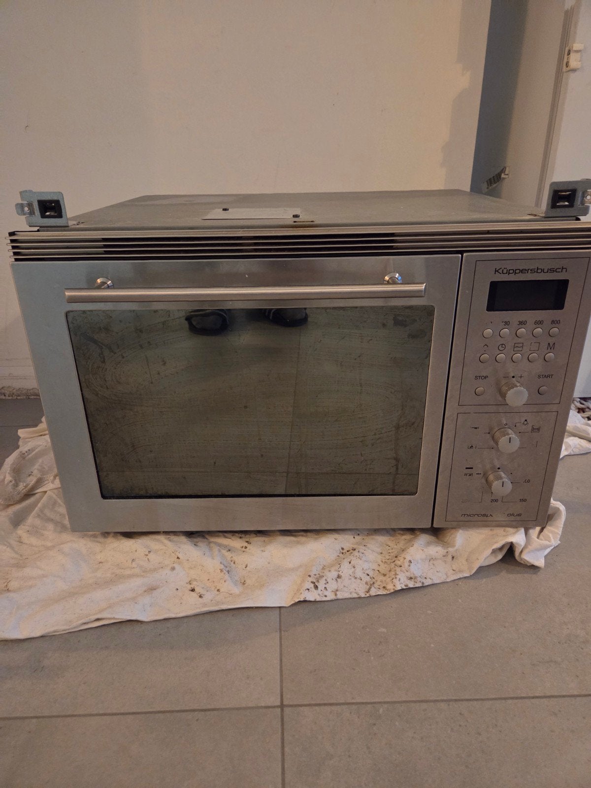 Inbouw combimagnetron Küppersbusch Micro-Combi Plus, Ophalen, Combimagnetron, Gebruikt, 60 cm of meer