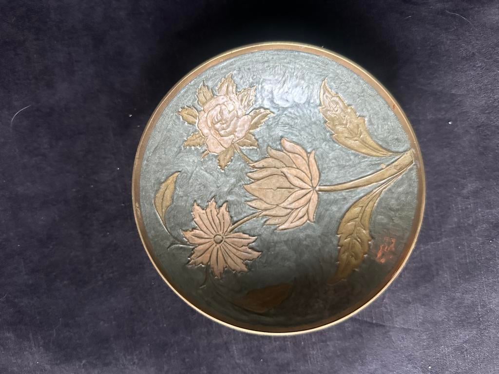 Antiek schaaltje, Ophalen of Verzenden, Zo goed als nieuw, Rond, Glas