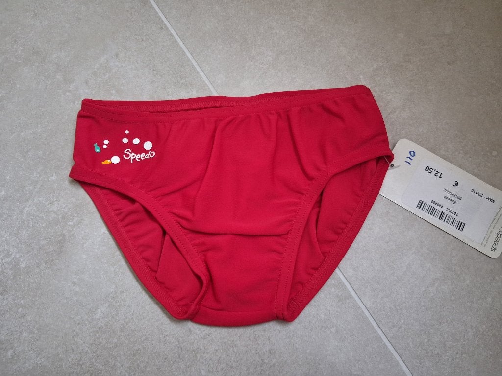 Nieuw! rode zwembroek Speedo maat 110, Ophalen of Verzenden, Speedo, Jongen, Nieuw