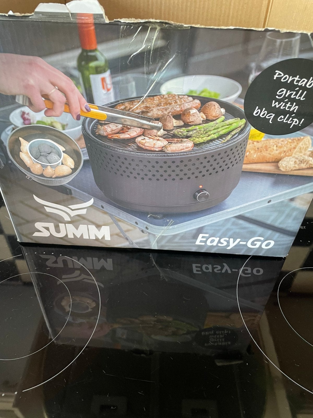 SUMM Easy-Go tafel BBQ, Gebruikt, At, Ophalen of Verzenden, B