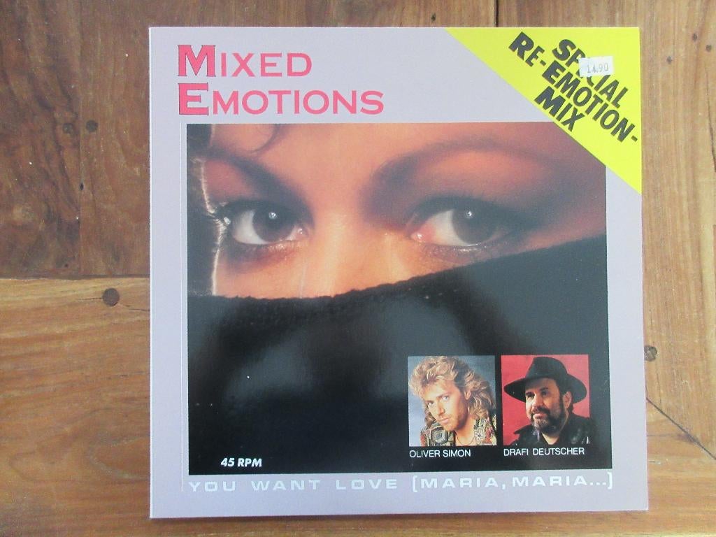 Mixed Emotions You Want Love (Maria, Maria...) 12", Cd's en Dvd's, Ophalen of Verzenden, Gebruikt, 12 inch