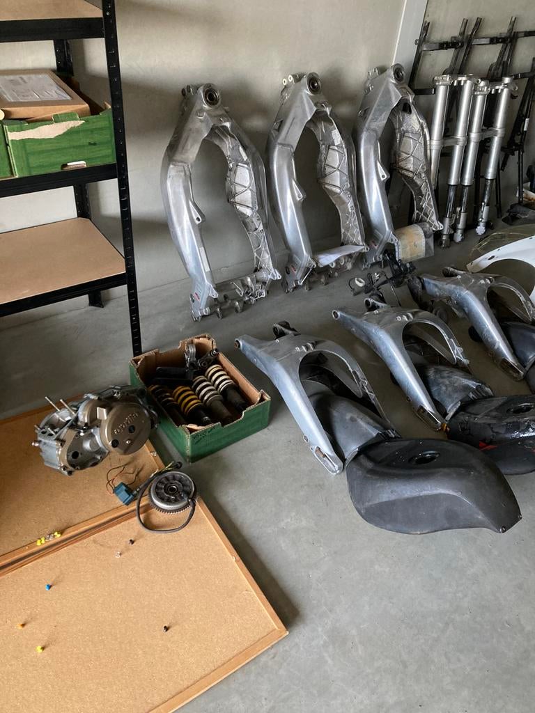 Partij Aprillia Extrema 125 RS Rotax 123 onderdelen., Ophalen, Gebruikt