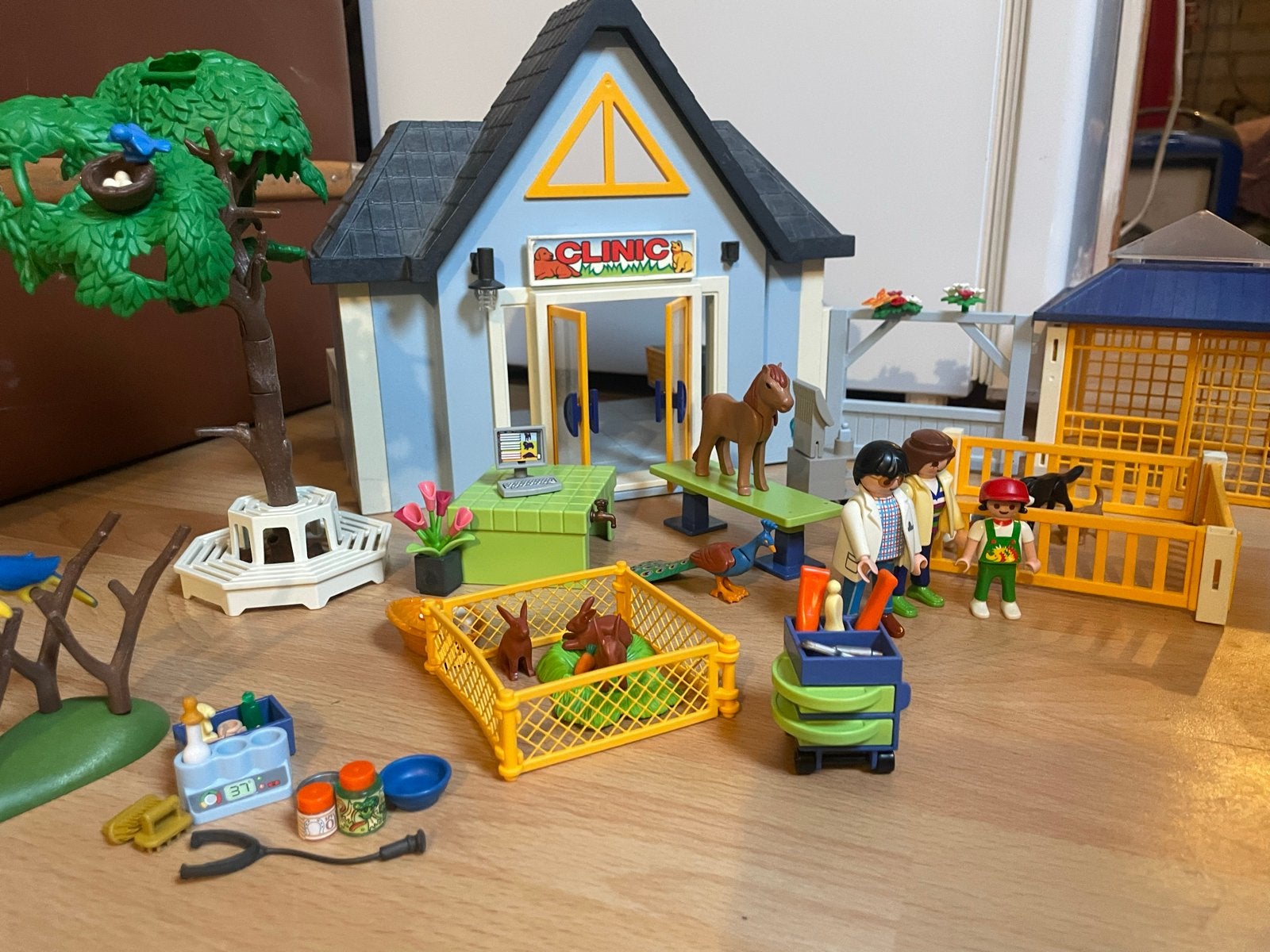 4343 Playmobil Dierenkliniek met Dieren en Accessoires, Kinderen en Baby's, Gebruikt, Gebouw, Complete set, Ophalen of Verzenden