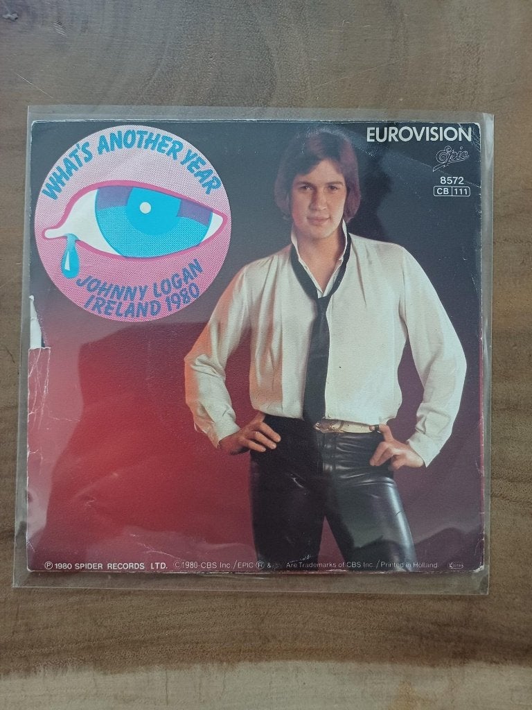 Johnny Logan - What's Another Year - Vinyl - Single, Gebruikt, 7 inch, Ophalen of Verzenden, Pop