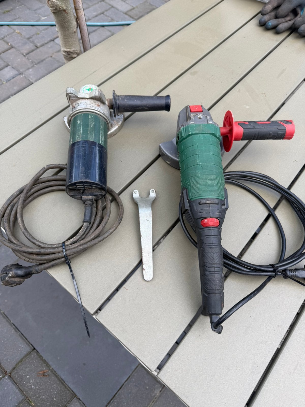 Haakse slijper, Ophalen, Zo goed als nieuw, Haakse handslijpmachine
