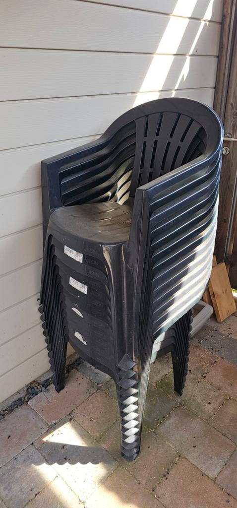 Kuipstoelen, Tuin en Terras, Tuinstoelen, Ophalen, Gebruikt, Kunststof