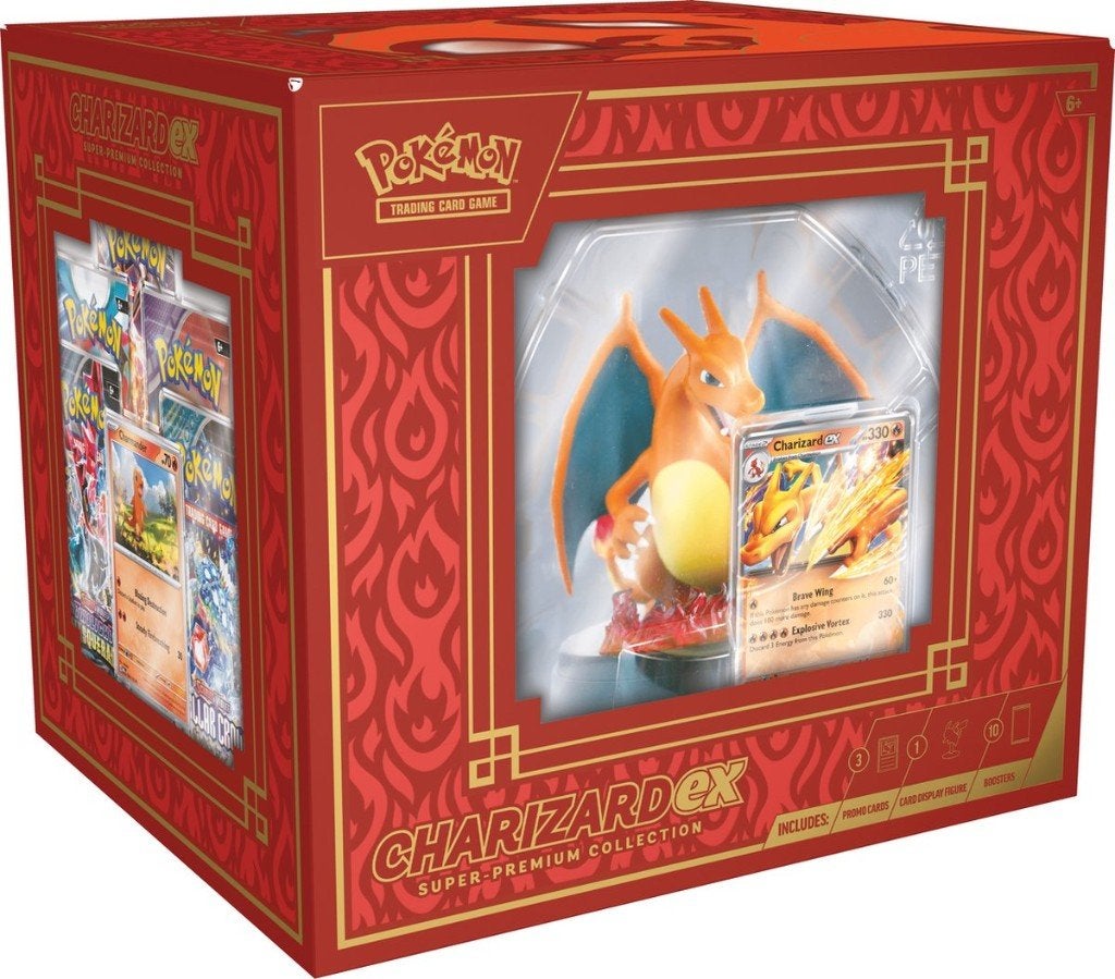 Pokémon Charizard EX Super Premium Collection Box, Ophalen of Verzenden, Nieuw, Boosterbox, Foil