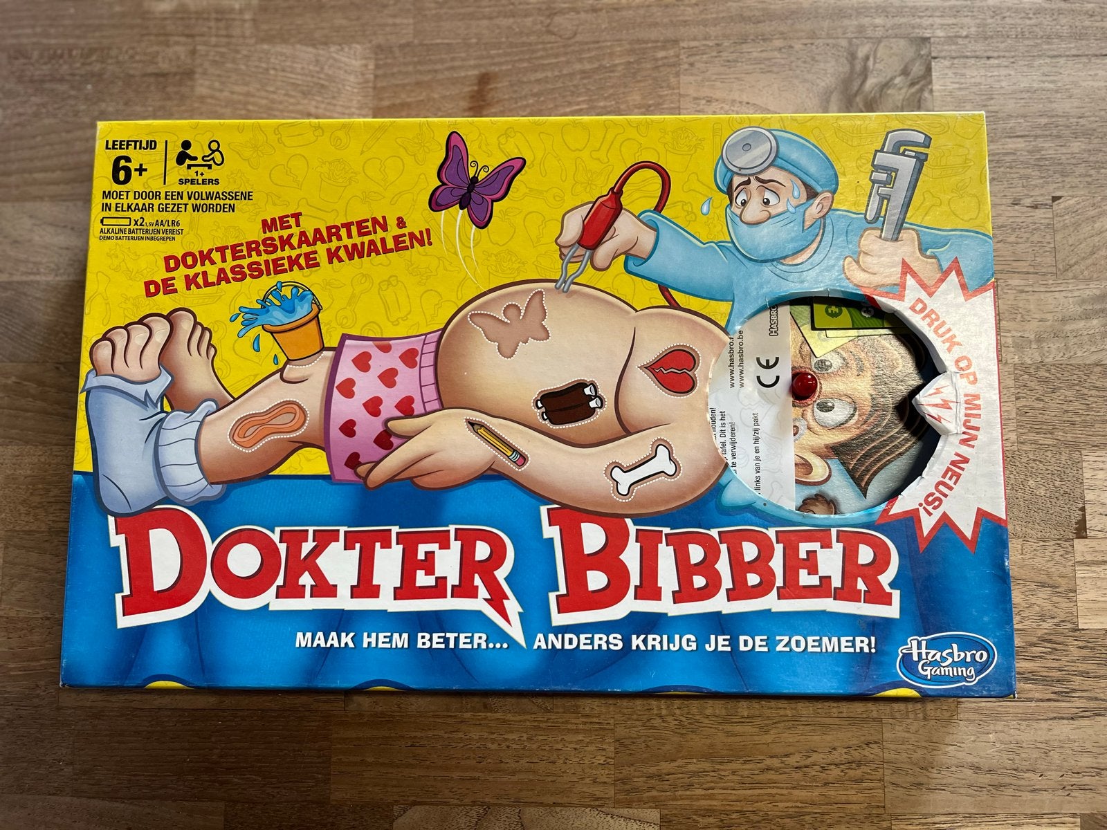 Dokter Bibber spel - Hasbro Gaming, Een of twee spelers, Ophalen of Verzenden, Gebruikt