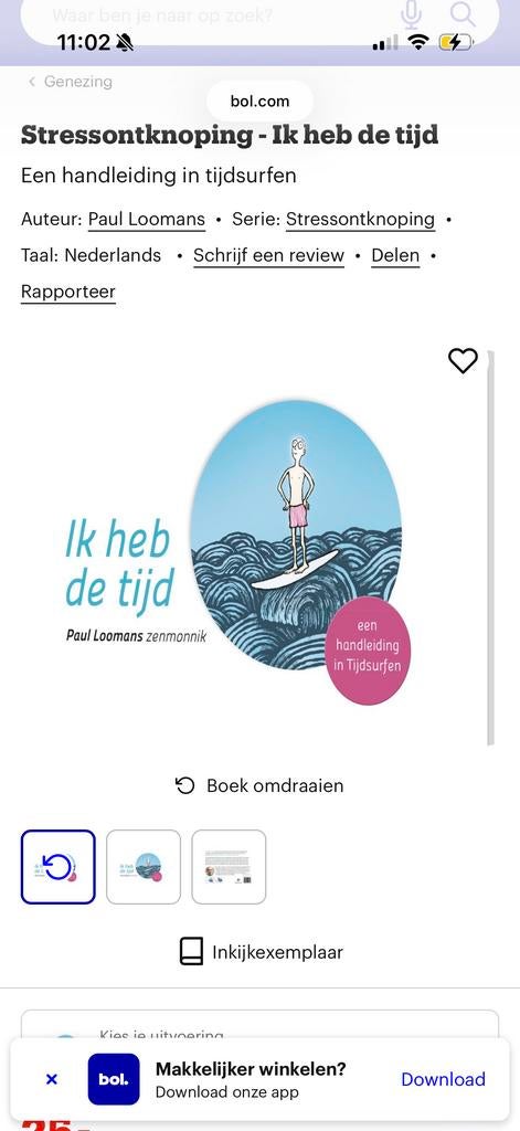 Stressontknoping - Ik heb de tijd - Paul Loomans, Boeken, Ophalen of Verzenden, Nieuw