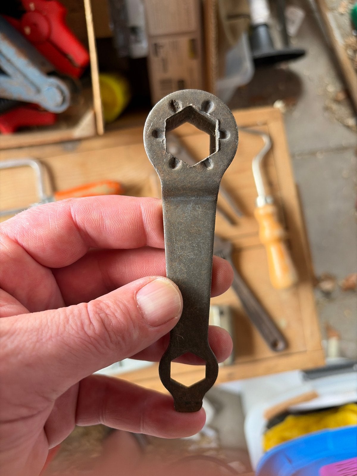 Lot vintage gereedschap 12St, Ophalen of Verzenden, Gebruikt, Beitel, Overige merken