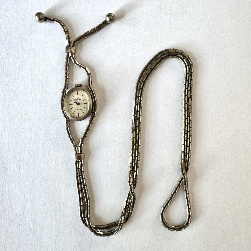 Horloge halsketting 'Ancre' 1970's, Ophalen of Verzenden