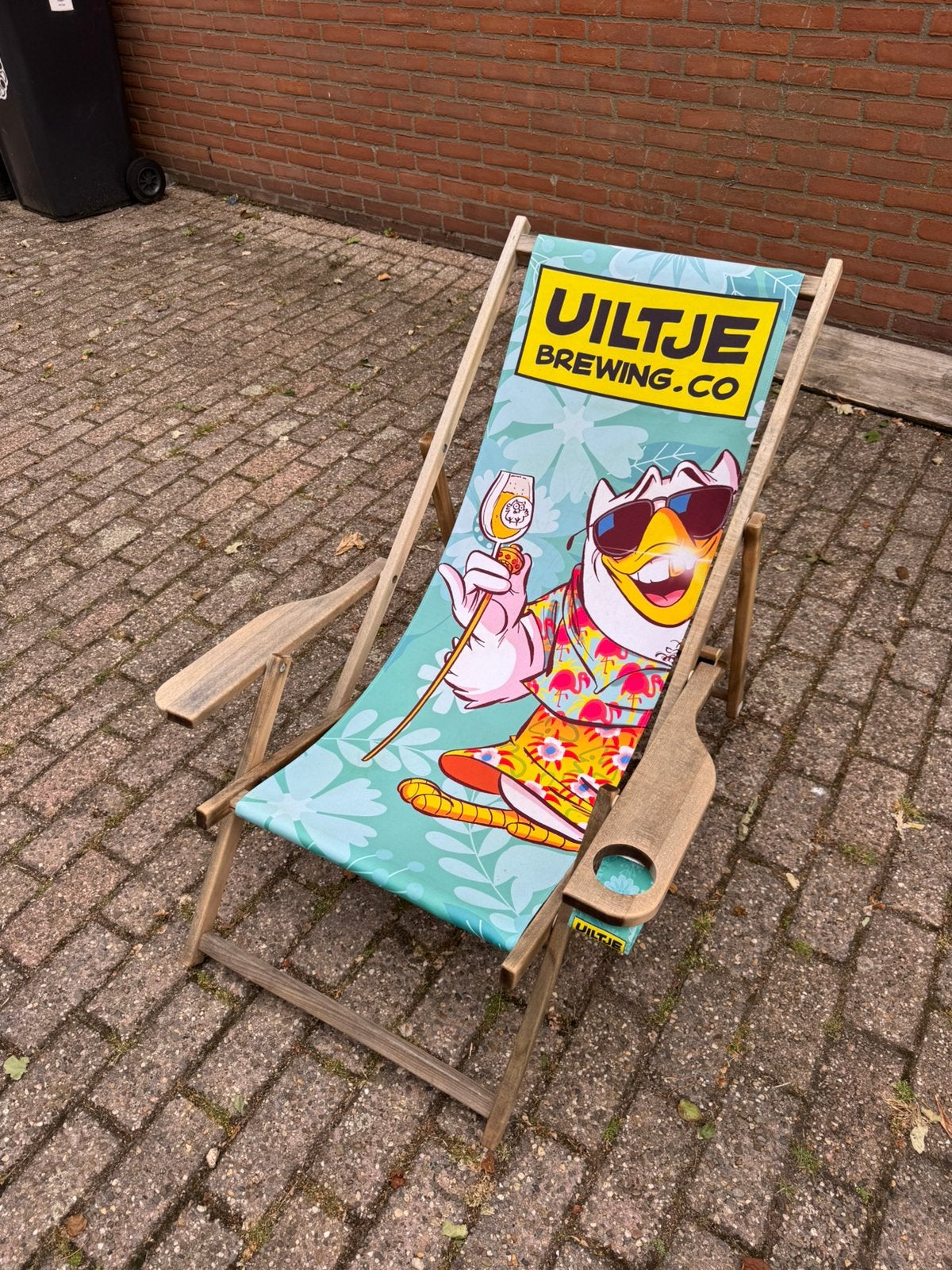 Strandstoel, Tuin en Terras, Ophalen of Verzenden, Hout