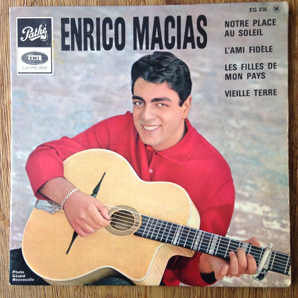 Enrico Macias Notre Place Au Soleil 7" EP 60s chanson France, Gebruikt, 7 inch, Ophalen of Verzenden, EP