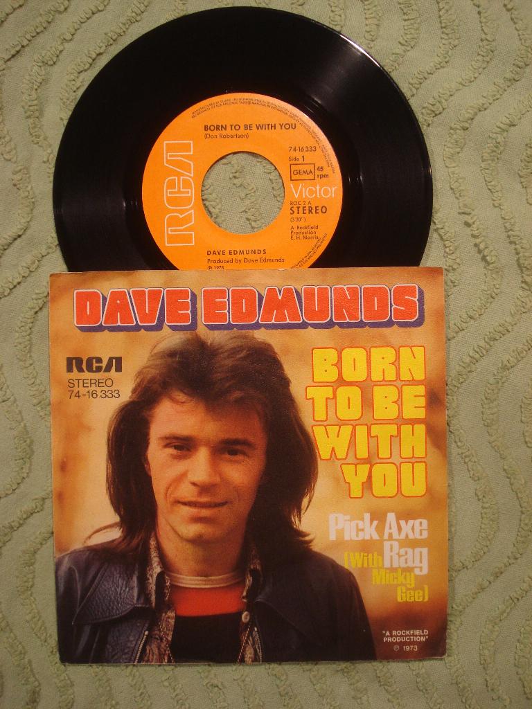 Dave Edmunds 7" Vinyl Single: ‘Born to be with you’ (D), Ophalen of Verzenden, Zo goed als nieuw, Rock en Metal