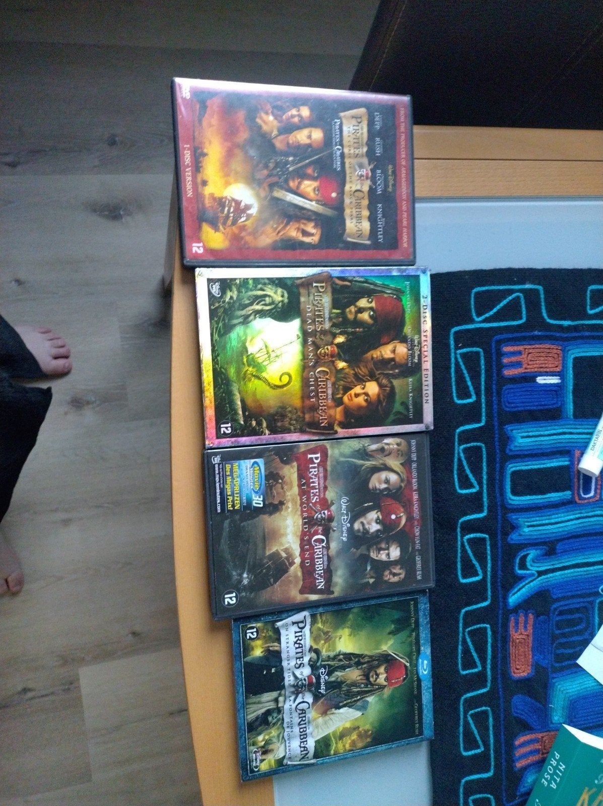 pirates of the caribean deel 1-4 aangeboden, Ophalen of Verzenden, Gebruikt, Overige typen