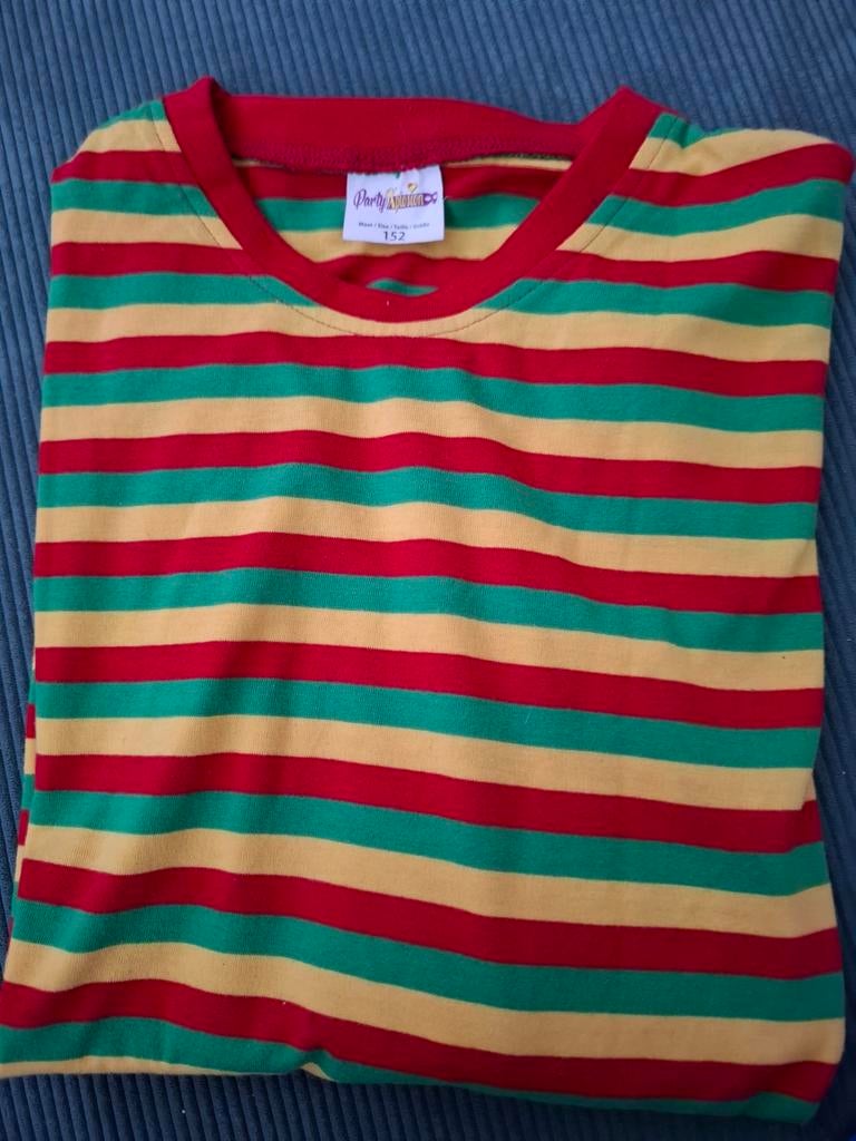Carnavalsshirt lange mouwen maat 152 - Nieuw!, Kinderen en Baby's, Kinderkleding | Maat 152, Zo goed als nieuw, Jongen of Meisje