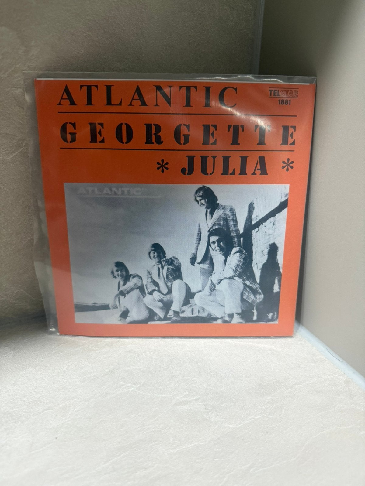 Herpers Atlantic -Georget, Ophalen of Verzenden, Zo goed als nieuw, 7 inch, Levenslied of Smartlap