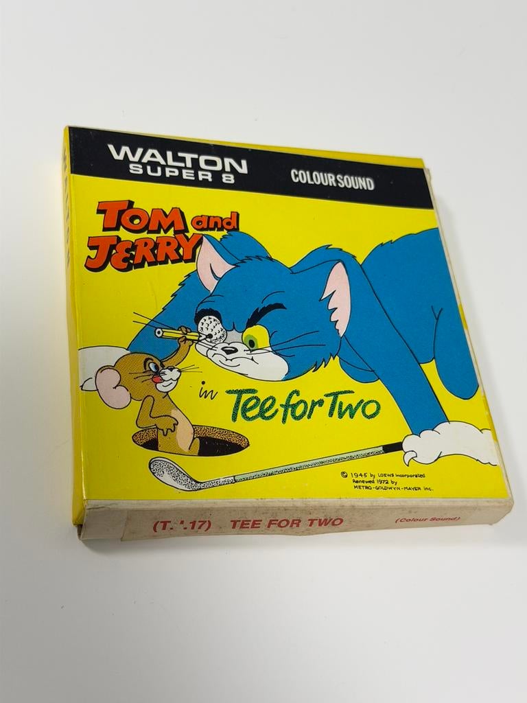 Walton Super 8 Tom Jerry Tee for Two 8mm film compleet boxed, Audio, Tv en Foto, Filmrollen, Ophalen of Verzenden, H, H, H