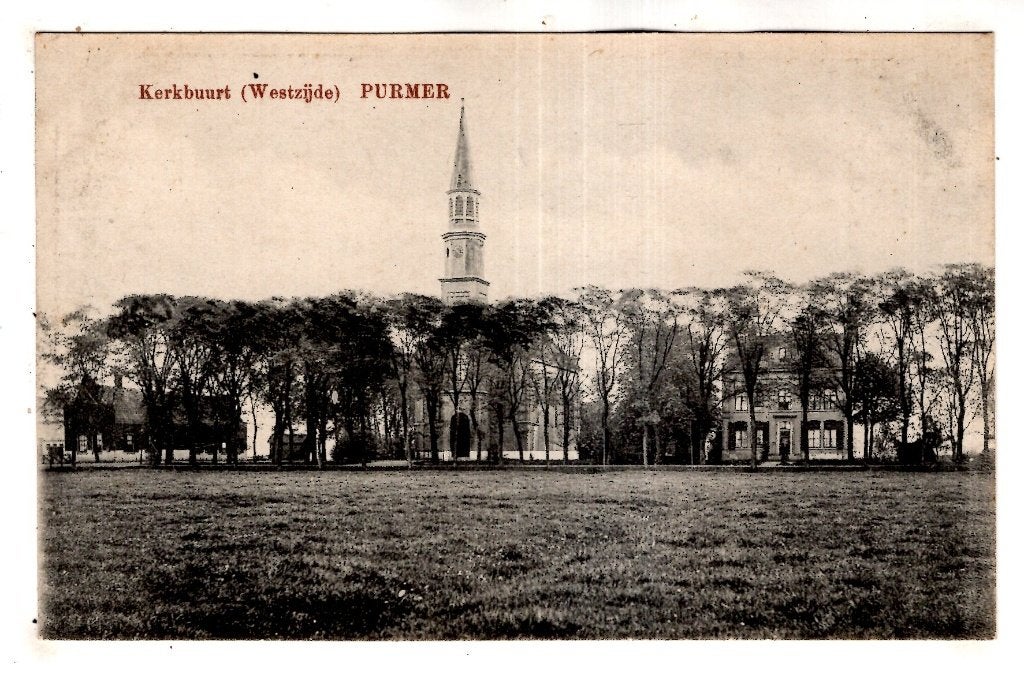 Purmer Westzijde  bij Purmerend, Verzenden, Voor 1920, Noord-Holland